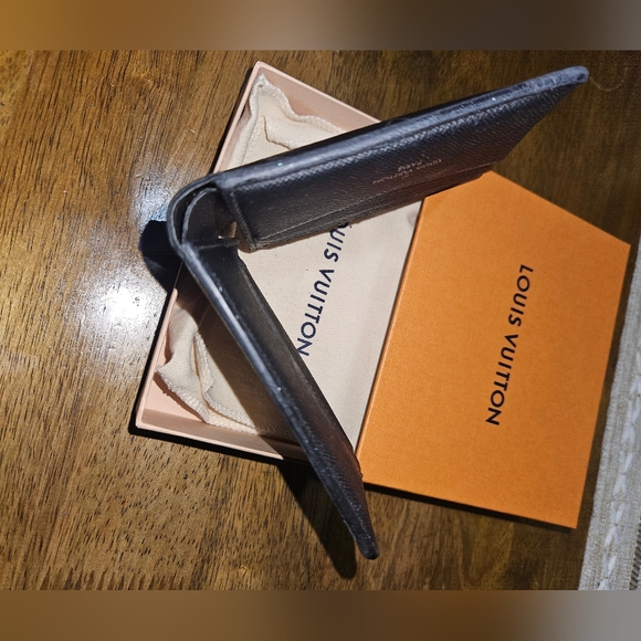 Louis Vuitton Wallet Canvas Black & Grey Mint Condtion 100% Authentic - Picture 10 of 16